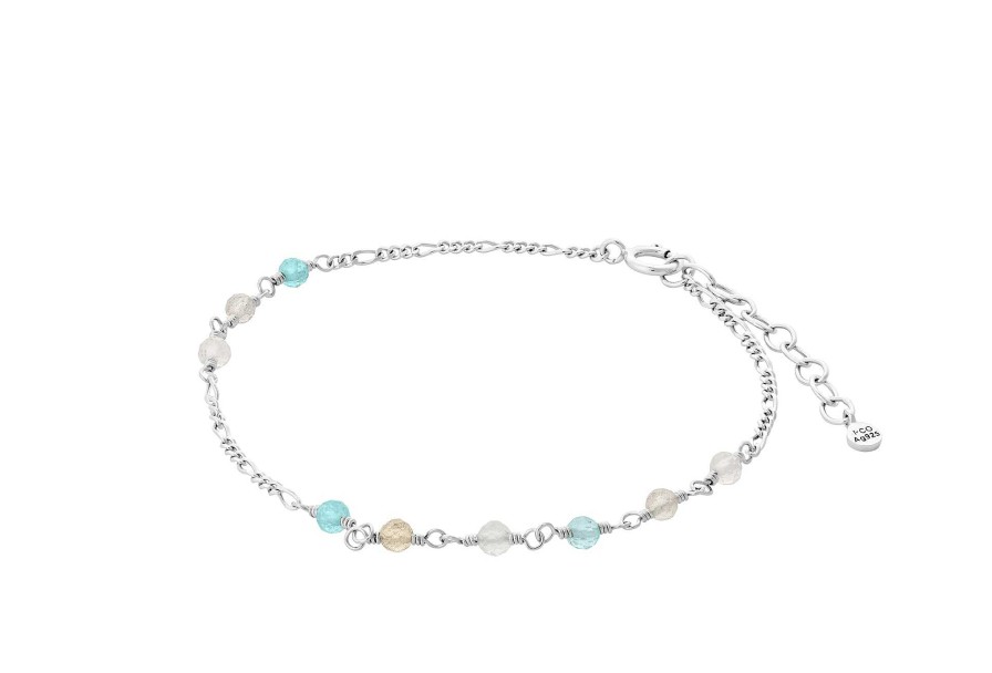 Pernille Corydon Armband Hellir Blue Ice, Silber | Armb Nder