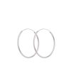 Pernille Corydon Creolen Plain Hoops, Silber | Ohrringe