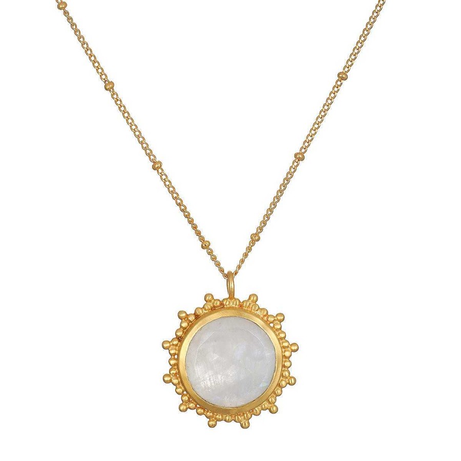 Satya Jewelry Kette Drift Into Daydreams Moonstone, Vergoldet | Ketten