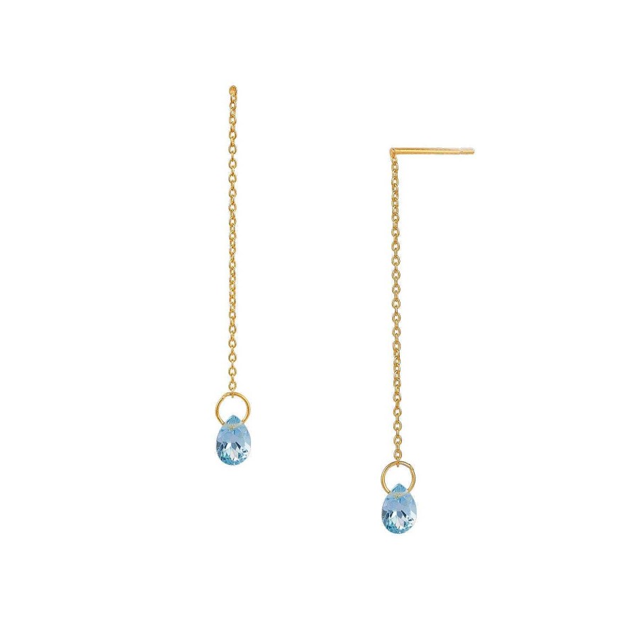 yours. Jewelry Ohrringe Drippity Drop, Blissful Blue, Vergoldet | Ohrringe