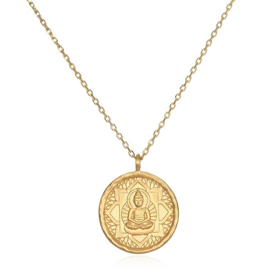 Satya Jewelry Kette Buddha, Inner Peace, Vergoldet | Ketten