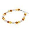 Pernille Corydon Armband Amber Glow, Silber | Armb Nder