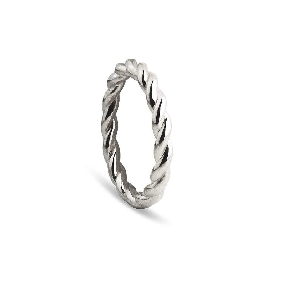 Jeberg Jewellery Ring Twisted, Silber | Ringe