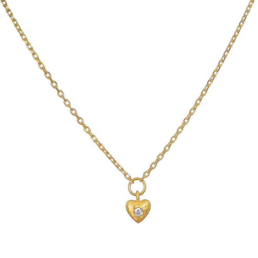 Satya Jewelry Kette Boundless Love Mini Heart Pendant, Vergoldet | Ketten