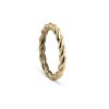 Jeberg Jewellery Ring Twisted, Vergoldet | Ringe