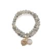 Schmückstück Armband Mala Twin Hope, Vergoldet | Armb Nder