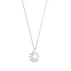 Leaf Kette Cube Flower Mit Zirkonia, Silber | Ketten