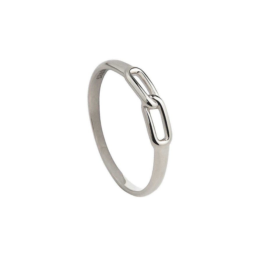 Jeberg Jewellery Ring Love Link, Silber | Ringe