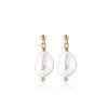 Jeberg Jewellery Ohrringe Vintage Love Pearl, Vergoldet | Ohrringe