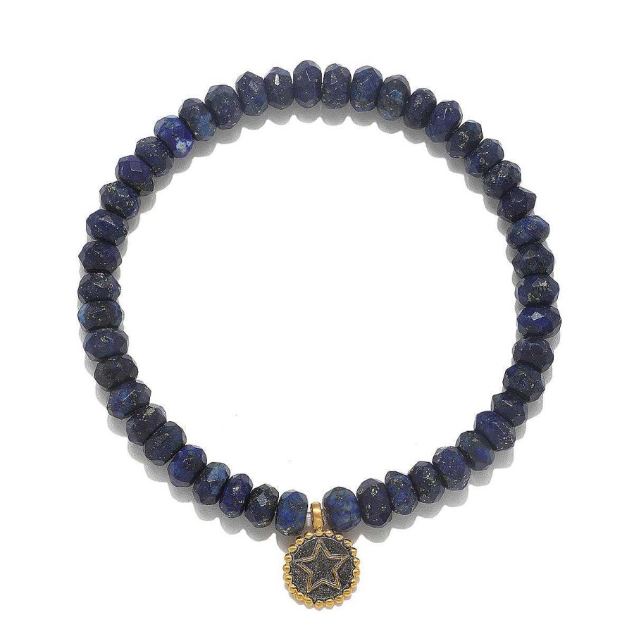 Satya Jewelry Armband Power Of Dreams Lapis Star, Vergoldet | Armb Nder