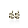 Jeberg Jewellery Ohrstecker Mini Snake, Vergoldet | Ohrringe