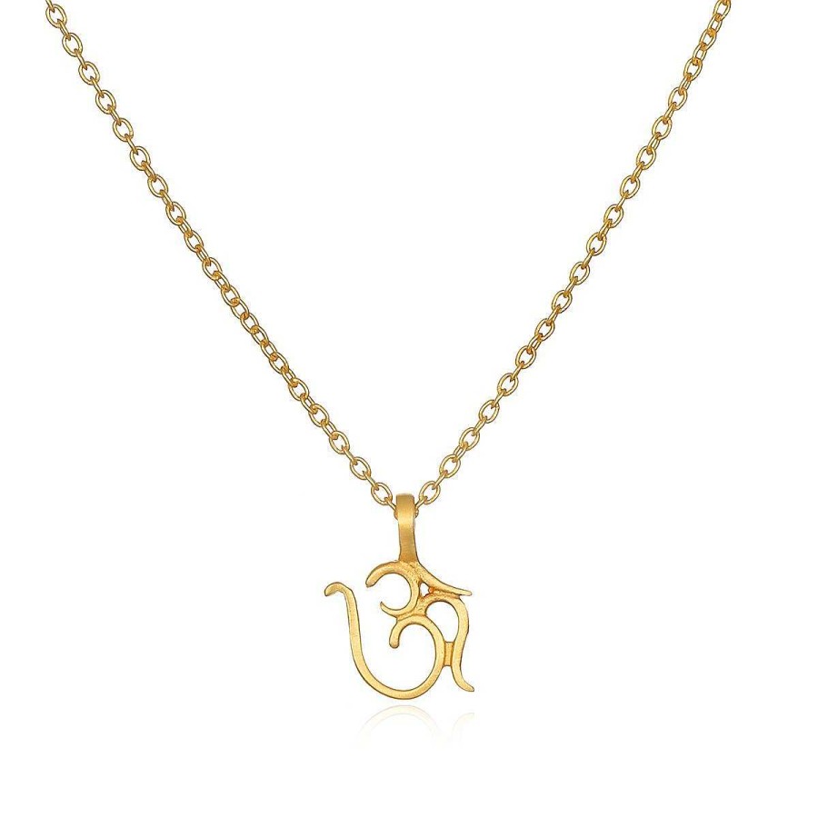 Satya Jewelry Kette Sacred Om, Vergoldet | Ketten