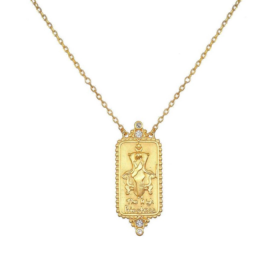 Satya Jewelry Kette The High Priestess Tarot, Vergoldet | Ketten