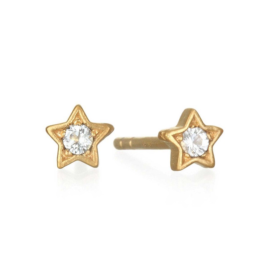 Satya Jewelry Ohrstecker Luminous Starlight Stud, Vergoldet | Ohrringe