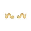 Satya Jewelry Ohrstecker Beauty Is Timeless Snake Stud, Vergoldet | Ohrringe