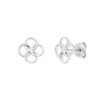 Leaf Ohrstecker Clover Charm, Silber | Ohrringe