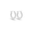 Jeberg Jewellery Creolen Statement, Silber | Ohrringe