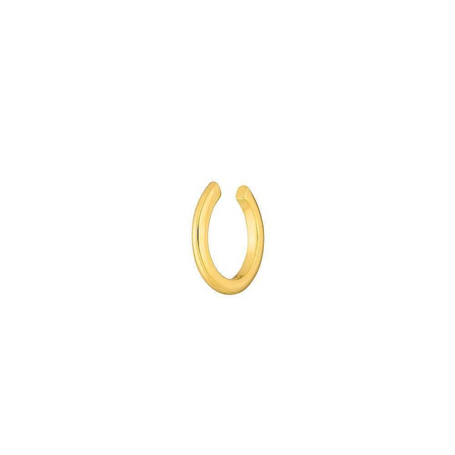 Leaf Earcuff Basic, Vergoldet | Ohrringe