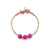 Schmückstück Armband Fine Jewelry 3P Hot Pink, Vergoldet | Armb Nder