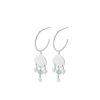 Pernille Corydon Ohrringe Dream Catcher Hoops, Silber | Ohrringe