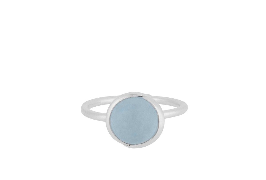 Pernille Corydon Ring Aura Blue, Silber | Ringe