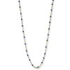 Jeberg Jewellery Kette Ivy Beaded Ocean Blue, Vergoldet | Ketten