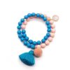 Schmückstück Armband Mala Twin Morning Mist, Vergoldet | Armb Nder