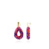 LOTT.gioielli Ohrringe Berry Drop, Mixed Royal Blue, S, Vergoldet | Ohrringe