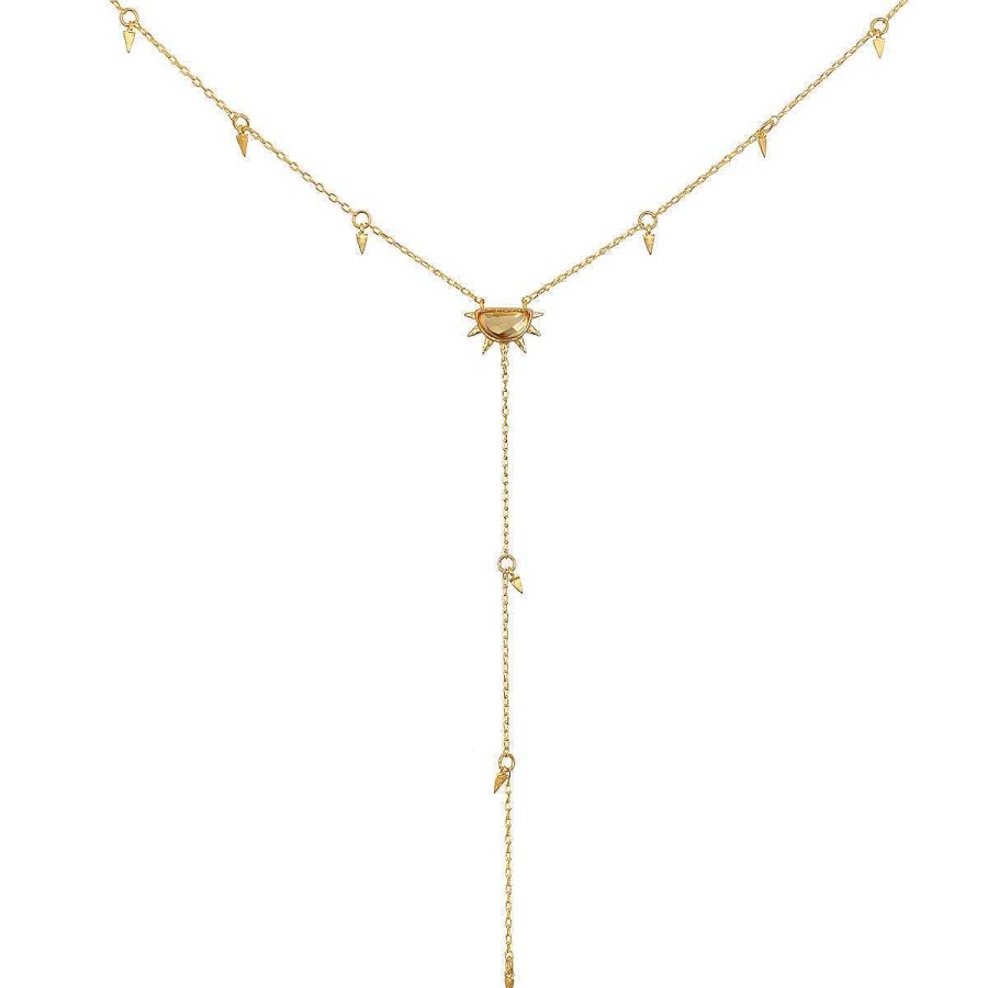 Satya Jewelry Kette Light Of Day Gold Lariat, Vergoldet | Ketten