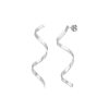 Leaf Ohrringe Twist, Silber | Ohrringe