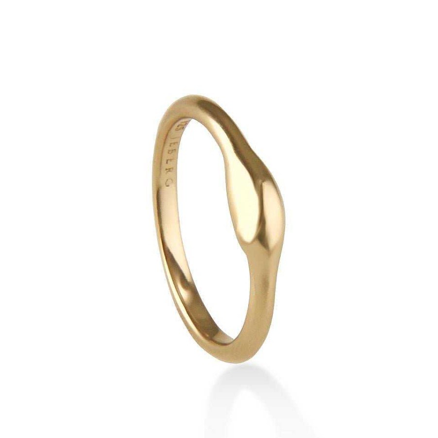 Jeberg Jewellery Ring Balance, Vergoldet | Ringe