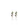 Jeberg Jewellery Ohrstecker Lightning Bolt, Vergoldet | Ohrringe