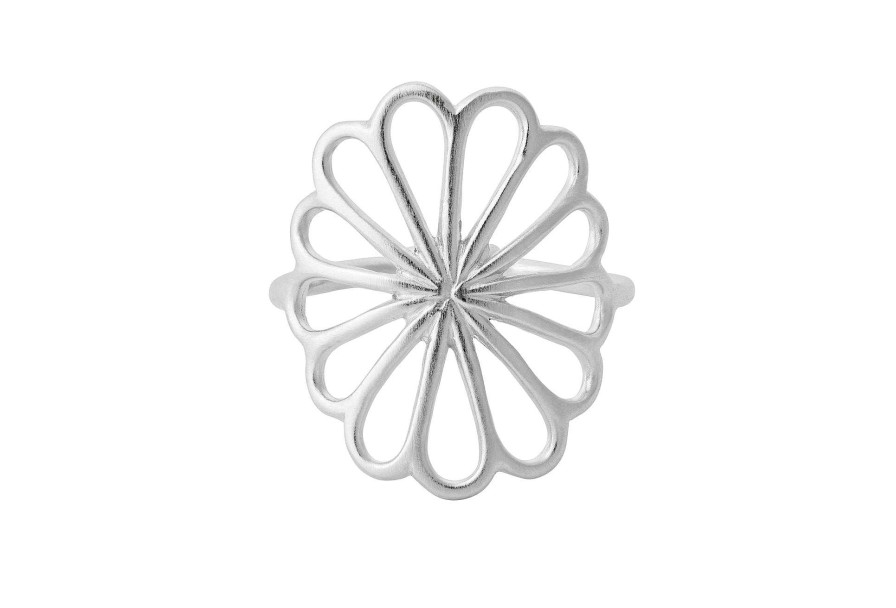 Pernille Corydon Ring Large Bellis, Silber | Ringe