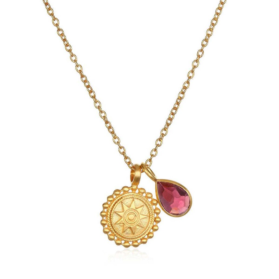 Satya Jewelry Kette Mandala Birthstone - October, Vergoldet | Ketten