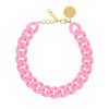 Vanessa Baroni Kette Flat Chain, Bubble Gum, Vergoldet | Ketten