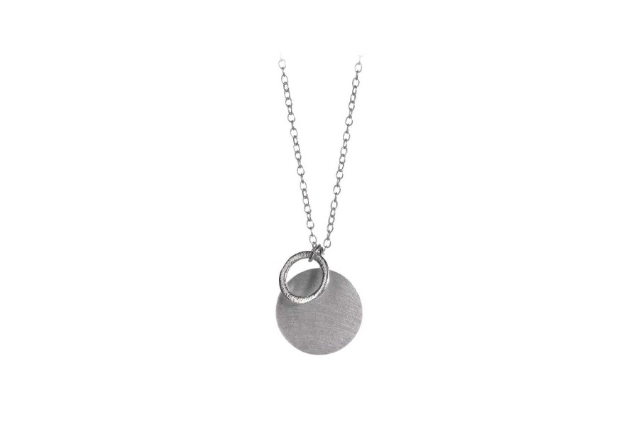 Pernille Corydon Kette Coin & Circle, Silber | Ketten