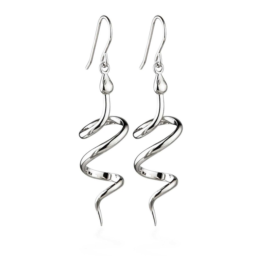 Jeberg Jewellery Ohrringe Snake, Silber | Ohrringe