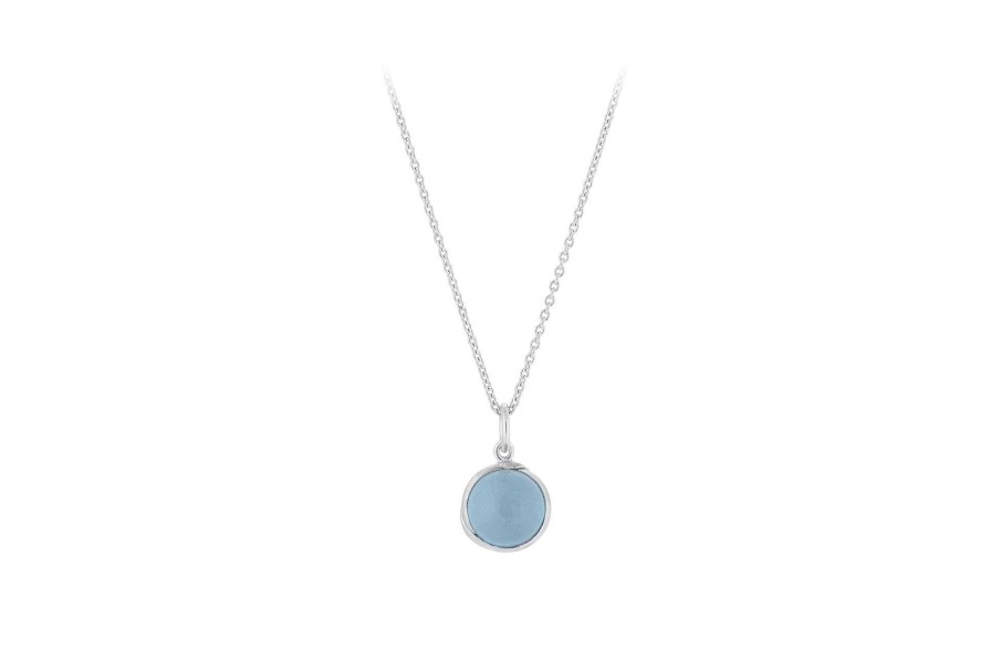 Pernille Corydon Kette Aura Blue, Silber | Ketten