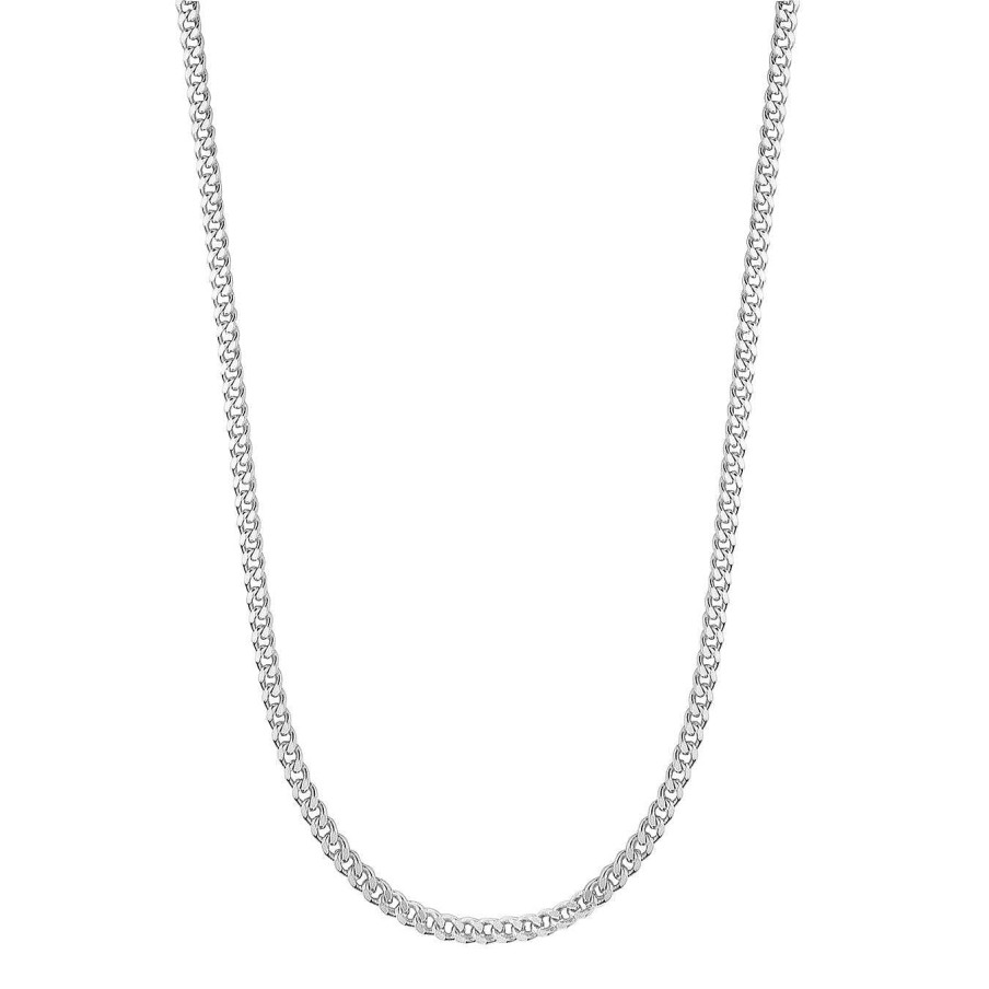 Jeberg Jewellery Kette Saga 3 Mm Panzer, Silber | Ketten