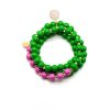 Schmückstück Armband Mala Triple Sweet Apple, Vergoldet | Armb Nder