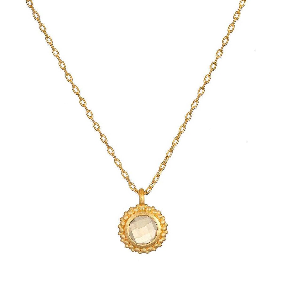 Satya Jewelry Kette Vital Essence Citrine, Vergoldet | Ketten