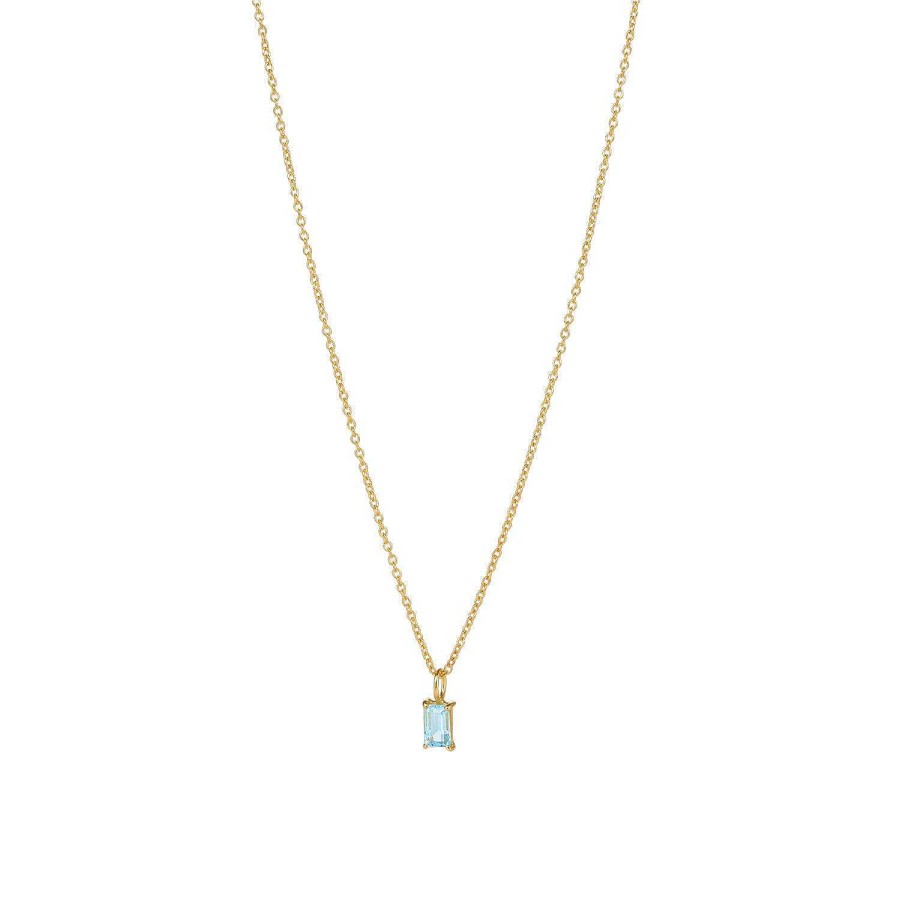 yours. Jewelry Kette Savoy Ceremony, Blissful Blue, Vergoldet | Ketten