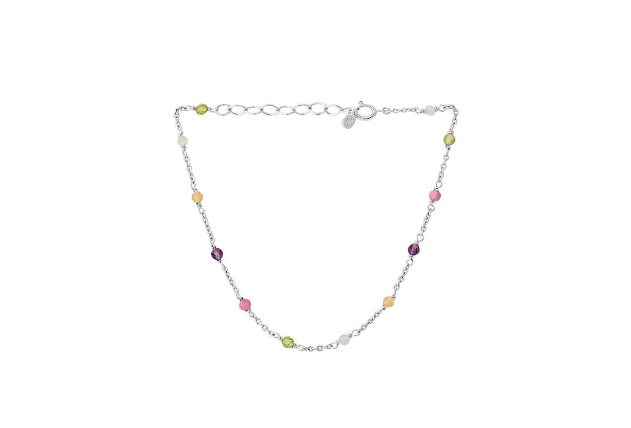 Pernille Corydon Armband Rainbow, Silber | Armb Nder