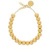 Vanessa Baroni Kette Small Beads Short, Gold Vintage, Vergoldet | Ketten