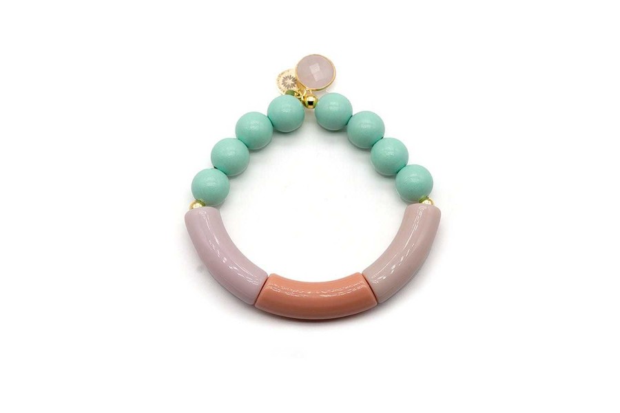 Schmückstück Armband Mix Pastel, Vergoldet | Armb Nder