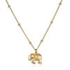 Satya Jewelry Kette Stand In Strength - Elephant, Vergoldet | Ketten