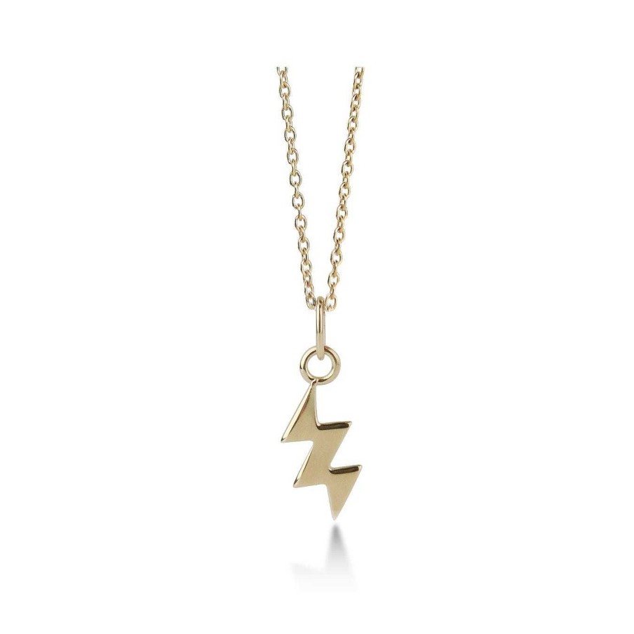 Jeberg Jewellery Kette Lightning Bolt, Vergoldet | Ketten