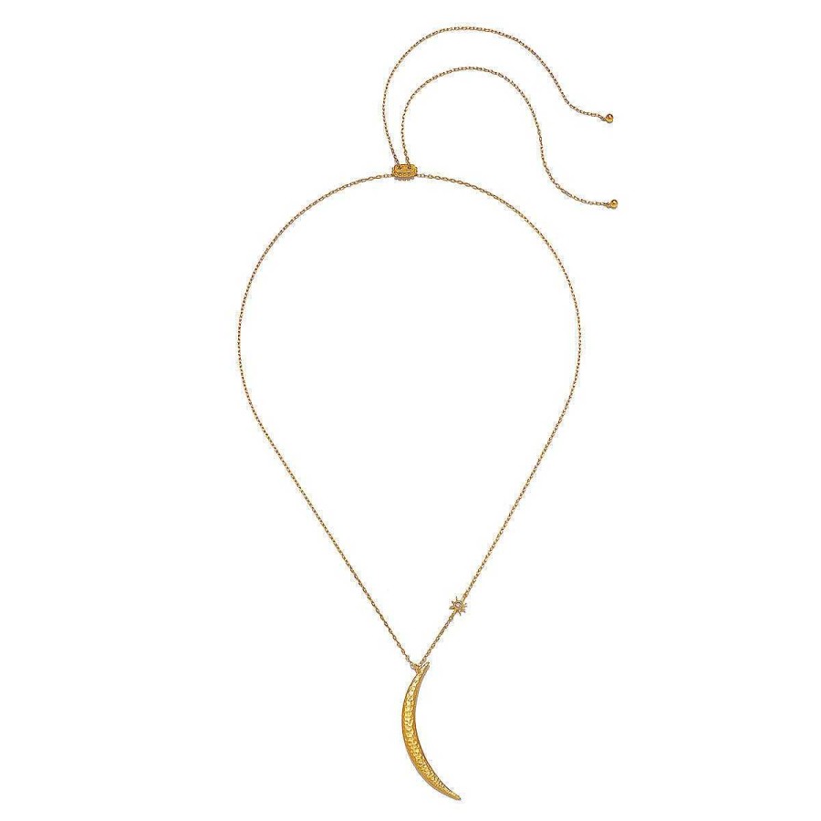 Satya Jewelry Kette Illuminated Path Gold Moon, Vergoldet | Ketten