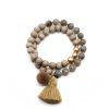 Schmückstück Armband Mala Twin Salvia, Vergoldet | Armb Nder