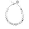 Vanessa Baroni Kette Small Beads Short, Silver, Versilbert | Ketten